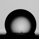 high contact angle