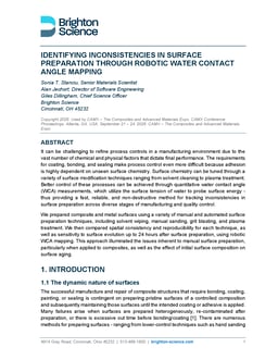 Identifying Inconsistencies in Surfce Preparation (Cover)