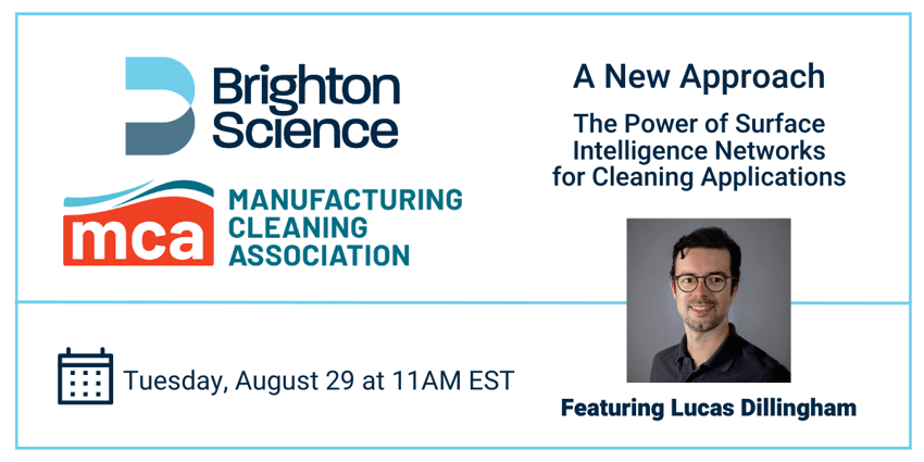 Brighton Science Partners with Manufacturing Cleaning Association for Webinar on the Potential of Surface Intelligence in Manufacturing
