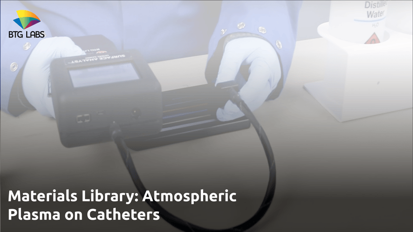 Materials Library: Atmospheric Plasma on Catheters