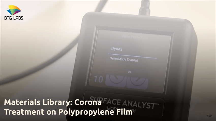 Materials Library: Corona Treatment on Polypropylene Film