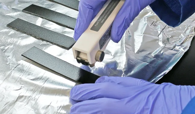Water Contact Angle Correlation to Crosshatch Adhesion Tape Test in Accordance with ASTM D3359-09