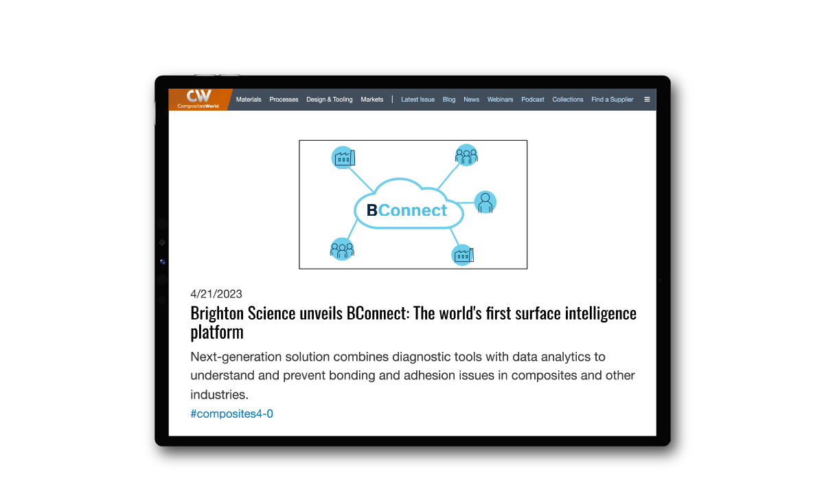 BConnect Honored in CompositesWorld Article