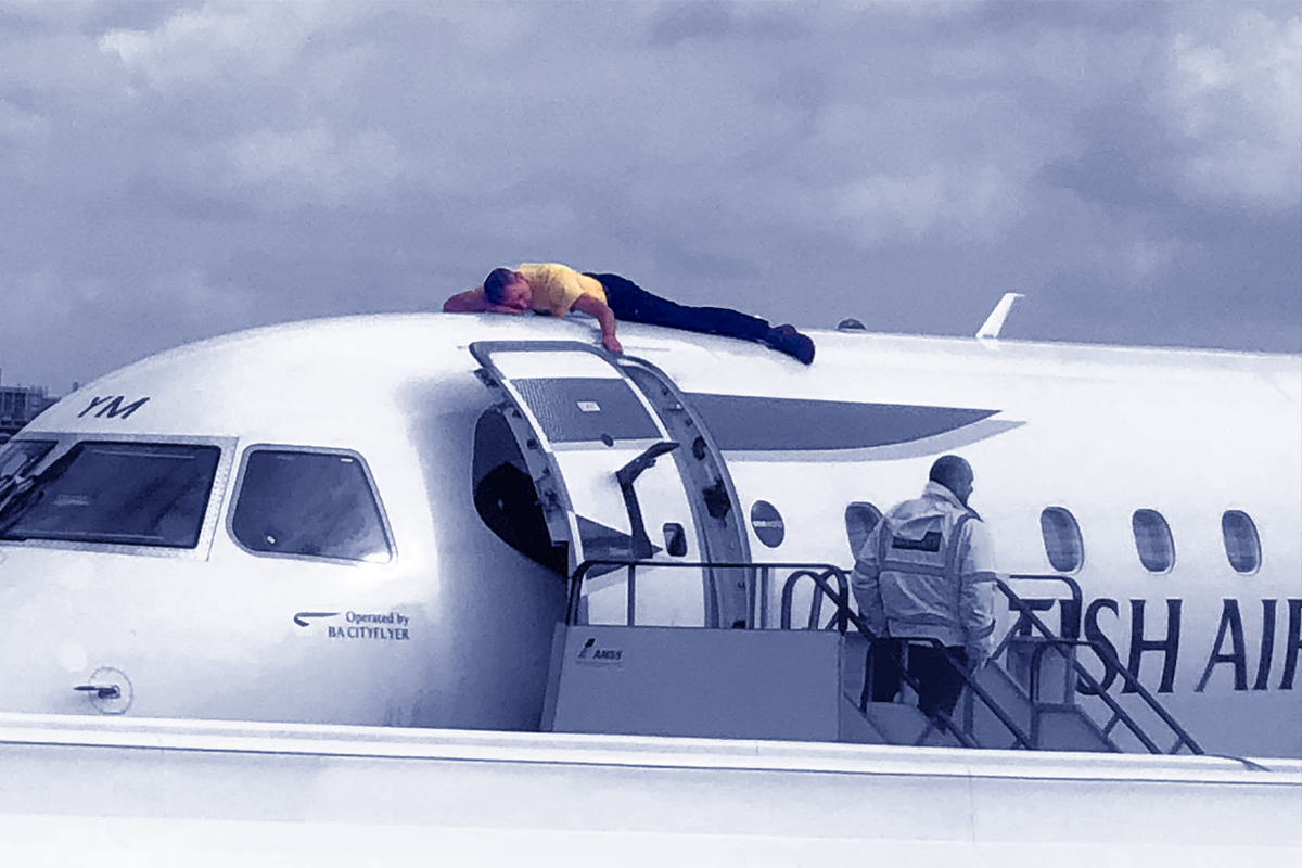 Popular Mechanics: How to Glue Yourself to a Plane, According to Science