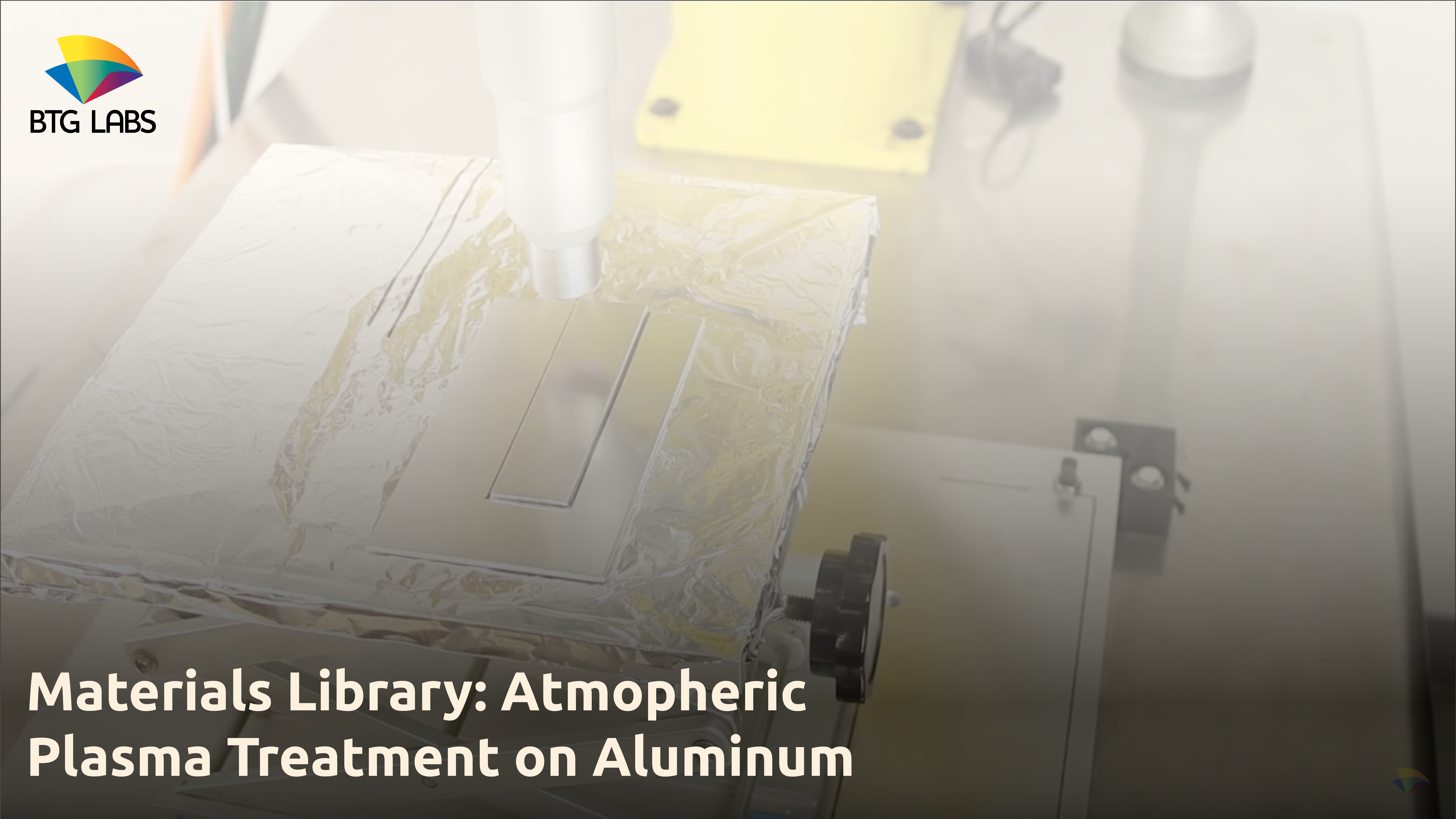 Materials Library: Atmospheric Plasma Treatment on Aluminum